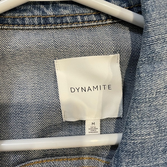 Dynamite Jean Jacket Size M - Picture 2 of 2